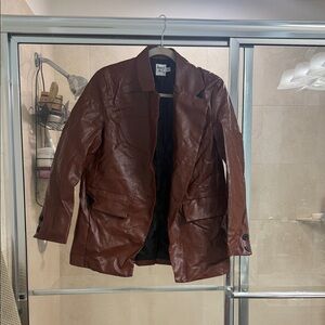 Princess Polly Leather Blazer